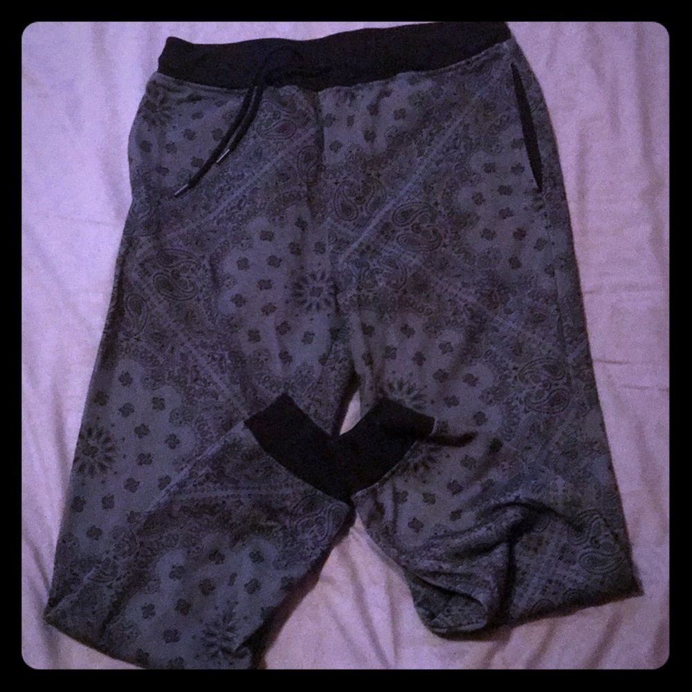 Bandana print sweatpants joggers